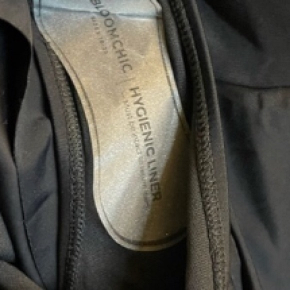 BNWT Black Halter Neck Empire waist A-line Swim Dress w/removable pads BloomChic - Picture 7 of 11